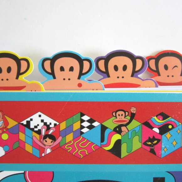 Paul Frank Julius Monkey 4 Tab Notebook - Picture 2 of 11
